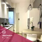 Creative Cables függeszték Függesztett lámpa textil kábellel, gyémánt alakú lámpaernyővel és fém részletekkel PDMPNVN10TM04DVN-L