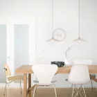 Creative Cables függeszték Függesztett lámpa textil kábellel, kerámia lámpaernyővel és fém részletekkel