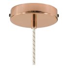 Creative Cables függeszték Függesztett lámpa textil kábellel, kerámia lámpaernyővel és fém részletekkel PDMRAERM43EKPCBIAN