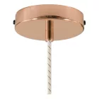 Creative Cables függeszték Függesztett lámpa textil kábellel, Swing lámpaernyővel és fém részletekkel PDMRAERM43PAM13VRL