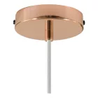 Creative Cables függeszték Függesztett lámpa textil kábellel, Swing lámpaernyővel és fém részletekkel PDMRARC01PAM13VRL