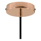 Creative Cables függeszték Függesztett lámpa textil kábellel, Bistrot lámpaernyővel és fém részletekkel PDMRARC04KPAM10VVL-L