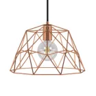 Creative Cables függeszték Függesztett lámpa textil kábellel, kupola lámpaernyővel és fém részletekkel PDMRARC04PAM23-L