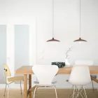 Creative Cables függeszték Függesztett lámpa textil kábellel, kerámia lámpaernyővel és fém részletekkel