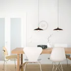 Creative Cables függeszték Függesztett lámpa textil kábellel, kerámia lámpaernyővel és fém részletekkel PDMRARR03EKPCNERA