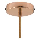 Creative Cables függeszték Függesztett lámpa textil kábellel, túlméretezett Ellepi lámpaernyővel és fém részletekkel