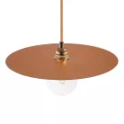 Creative Cables függeszték Függesztett lámpa textil kábellel, túlméretezett Ellepi lámpaernyővel és fém részletekkel PDMRARR11DMRAM-L