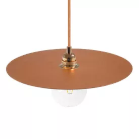   Creative Cables függeszték Függesztett lámpa textil kábellel, túlméretezett Ellepi lámpaernyővel és fém részletekkel PDMRARR11DMRAM-L