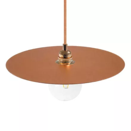 Creative Cables függeszték Függesztett lámpa textil kábellel, túlméretezett Ellepi lámpaernyővel és fém részletekkel PDMRARR11DMRAM-L