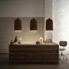 Creative Cables függeszték Függesztett lámpa textil kábellel és Bell XL kerámia lámpaernyővel PDMRASCARURC43-L