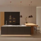 Creative Cables függeszték Függesztett lámpa textil kábellel és kerámia Bell M lámpaernyővel