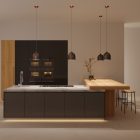 Creative Cables függeszték Függesztett lámpa textil kábellel és kerámia Bell M lámpaernyővel PDMRASCTRURC43