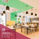 Creative Cables függeszték Függesztett lámpa textil kábellel és Bell XL kerámia lámpaernyővel PDMTISCACERN03