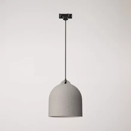 Creative Cables függeszték Sínfüggesztett lámpa Campana M kerámia árnyékkal
