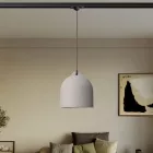 Creative Cables függeszték Sínfüggesztett lámpa Campana M kerámia árnyékkal
