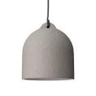 Creative Cables függeszték Függesztett lámpa textil kábellel és kerámia Bell M lámpaernyővel PDMTISCTCERN03-L