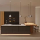 Creative Cables függeszték Függesztett lámpa textil kábellel és kerámia Bell M lámpaernyővel