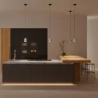 Creative Cables textil lámpakábel Pendant lamp with textile cable and lampshade Mini Bell XS