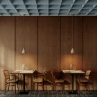 Creative Cables függeszték Függesztett lámpa fa kúpos lámpaernyővel PDMTISRM03PAL02