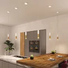 Creative Cables függeszték Függesztett lámpa szövetkábelekkel és Tub-E14 dupla lámpaernyővel