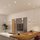 Creative Cables függeszték Függesztett lámpa szövetkábelekkel és Tub-E14 dupla lámpaernyővel