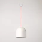 Creative Cables függeszték Sínfüggesztett lámpa Campana M kerámia árnyékkal