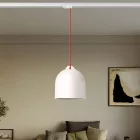 Creative Cables függeszték Sínfüggesztett lámpa Campana M kerámia árnyékkal