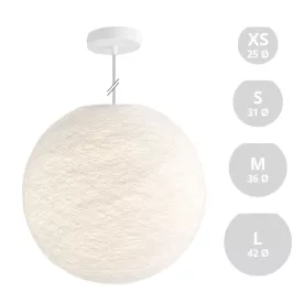   Creative Cables függeszték Függesztett lámpa gömb alakú lámpaernyővel PDMVBORC01CP0086-L