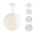 Creative Cables függeszték Függesztett lámpa gömb alakú lámpaernyővel PDMVBORC01CP0128-L