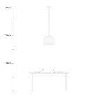 Creative Cables függeszték Függesztett lámpa kupola lámpaernyővel PDMVBORC01CP0814-L