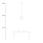 Creative Cables függeszték Függesztett lámpa kupola lámpaernyővel PDMVBORC01CP0861-L