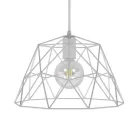 Creative Cables függeszték Függesztett lámpa textil kábellel, kupola lámpaernyővel és fém részletekkel