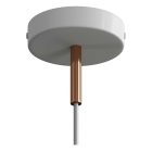 Creative Cables függeszték Függesztett lámpa textil kábellel, fém részletekkel és 7 cm-es kábelbilinccsel PDMVBORC01SERM4RA