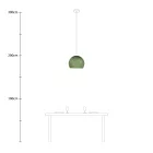 Creative Cables függeszték Függesztett lámpa kupola lámpaernyővel PDMVBORD62CP3836-L