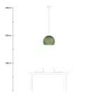 Creative Cables függeszték Függesztett lámpa kupola lámpaernyővel PDMVBORD62CP3854-L