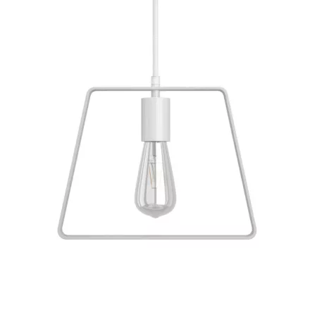 Creative Cables függeszték Függesztett lámpa textil kábellel, Duedì Base lámpaernyővel és fém részletekkel PDMVBORM01PAM18-L