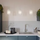 Creative Cables függeszték Függesztett lámpa textil kábellel, Ghostbell lámpaernyővel és fém részletekkel PDMVBORM01PAM24-L