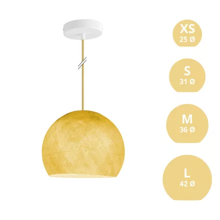 Creative Cables függeszték Függesztett lámpa kupola lámpaernyővel PDMVBORM25CP1341-L