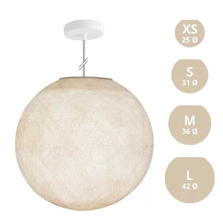 Creative Cables függeszték Függesztett lámpa gömb alakú lámpaernyővel PDMVBORN01CP1600-L