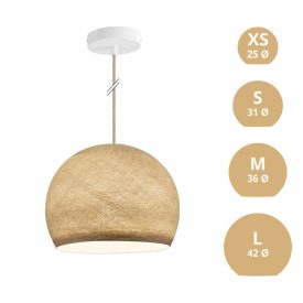   Creative Cables függeszték Függesztett lámpa kupola lámpaernyővel PDMVBORN06CP1625-L