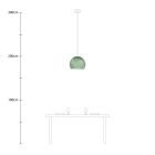 Creative Cables függeszték Függesztett lámpa kupola lámpaernyővel PDMVBORX08CP3907-L