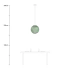 Creative Cables függeszték Függesztett lámpa gömb alakú lámpaernyővel PDMVBORX08CP3995-L