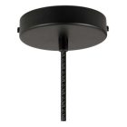 Creative Cables függeszték Függesztett lámpa textil kábellel és kerámia Bell M lámpaernyővel