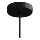 Creative Cables függeszték Függesztett lámpa textil kábellel és monokróm fém részletekkel