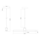 Creative Cables függeszték Esse14 függesztett lámpa S14d foglalattal PDMVNS14DRN03-L