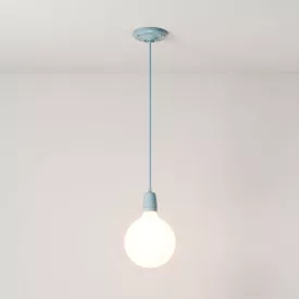   Creative Cables függeszték Függesztett lámpa textil kábellel és színes porcelán részletekkel PDPAZZRM17-L