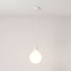 Creative Cables függeszték Függesztett lámpa textil kábellel és színes porcelán részletekkel PDPBIRM01-L