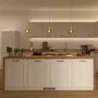 Creative Cables függeszték Függesztett lámpa csavart textil kábelekkel és fehér porcelán részletekkel PDPBITC53