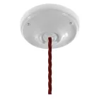 Creative Cables függeszték Függesztett lámpa csavart textil kábellel és porcelán részletekkel PDPBITM19-L