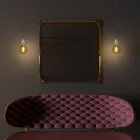 Creative Cables függeszték Függesztett lámpa csavart textil kábellel és porcelán részletekkel PDPBITM19-L